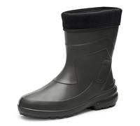 Ladeheid Girl's EVA Thermo Extra Light Wellington Boots Rainy Wellies Rain Boots LA-800-2017 (Graphite/Black, 4.5 UK)