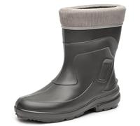 Ladeheid Girl's EVA Thermo Extra Light Wellington Boots Rainy Wellies Rain Boots LA-800-2017 (Grey/Grey, 5 UK)