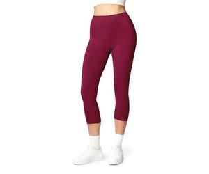 Ladeheid Ladies 3/4 Leggings LA40-132 (Claret, M)