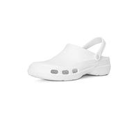 Ladeheid Men's and Women's Lightweight EVA Clogs LA-885 (White, 10.5 UK)