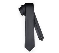Ladeheid Men's Herren Krawatte Tmm-7 Necktie, Black, 150cm x 7cm
