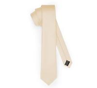 Ladeheid Men's Herren Krawatte Tmm-8 Necktie, Beige, 150cm x 8cm