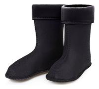 Ladeheid Warming Insert for Children's EVA Extra Light Wellington Boots Rainy Wellies Rain Boots KL045 (Black, UK 11 UK Child = DE 29 EU)