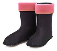 Ladeheid Warming Insert for Children's EVA Extra Light Wellington Boots Rainy Wellies Rain Boots KL045 (Pink, UK 7 UK Child = DE 24 EU)