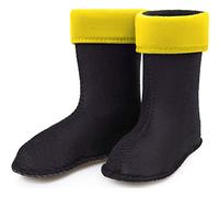 Ladeheid Warming Insert for Children's EVA Extra Light Wellington Boots Rainy Wellies Rain Boots KL045 (Sunny, UK 1 UK = DE 33 EU)