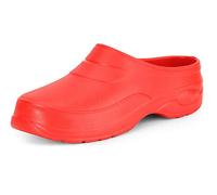 Ladeheid Women's and Men's EVA Clogs KL037 (Red, 8 UK)