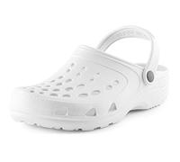 Ladeheid Women's and Men's EVA Garden Clogs Freetime (White, 4,5/5,5 UK - 37/38 EU)