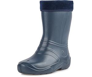 Ladeheid Women's EVA Extra Light Snow Boots Wellington Boots Rainy Wellies KL033 (Darkblue, 6.5 UK)