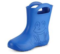 Ladeheid Women's EVA Lightweight Wellington Boots Rainy Wellies Rain Boots LA-CA-09 (Blue, 5/6 UK)