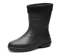 Ladeheid Women's EVA Thermo Extra Light Wellington Boots Rainy Wellies Rain Boots LA-800-2017 (Black, 8 UK)