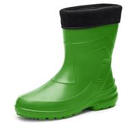 Ladeheid Women's EVA Thermo Extra Light Wellington Boots Rainy Wellies Rain Boots LA-800-2017 (Green/Black, 3.5 UK)