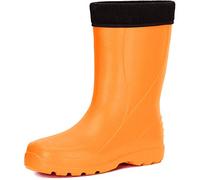 Ladeheid Women's EVA Thermo Extra Light Wellington Boots Rainy Wellies Rain Boots LADW002 (Orange, 5 UK)