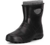 Ladeheid Women's EVA Thermo Extra Light Wellington Boots Rainy Wellies Rain Boots LALMG879 (Black/Black, 6.5 UK)