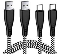 Ladekabel für Samsung Galaxy A20S M51 M11 M31S A41 A12 A42 A32 5G,Note 20 10 9 8,Huawei P20 P30 P40 Lite Pro,Honor 9X LG Velvet G8S G8X G7 Thinq Fit,USB Typ C Kabel/Schnellladekabel Datenkabel 2M 2M