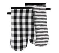Ladelle Eco Gingham 2-Pack Oven Mitts
