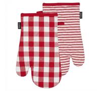 Ladelle Eco Gingham 2-Pack Oven Mitts