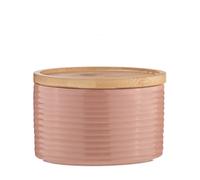 Ladelle Stax Canister - Air-Tight Stoneware Container - Bamboo Lid