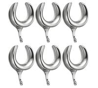 LADEMAYH 3 Pairs DIY Ear Dangle Gauges with Free Jump Rings, 316L Surgical Stainless Steel Saddle Plugs Tunnels, Men Women Ear Stretching Jewelry, 2g-1 3/16" (6mm-30mm), 9/16"(14mm), Stainless Steel