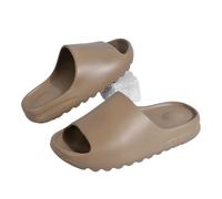 LADFRTYU Cloud Slippers Slides For Men Outdoor Trending Thick Bottom Sliders Beach Sandals Designer Bone For Women(Coffee,45(27.5cm))