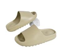 LADFRTYU Cloud Slippers Slides For Men Outdoor Trending Thick Bottom Sliders Beach Sandals Designer Bone For Women(Dark beige,39(24.5cm))