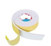 LADFRTYU Insulating Tape 2-Meter EVA Single-Sided White Foam Tape For Door And Window Sealing Buffering Sound Insulation Shock Absorption Waterproofing(10mm,25mm)