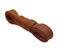 LADFRTYU Shoelaces 2 Pair 15mm Extra Wide Flat Fly Knitted Shoelaces Warm Stretchable Design Halloween Christmas Winter Perfect For Branded Shoes Unisex Athletic Shoelaces(3157 Yellow Brown,60cm)