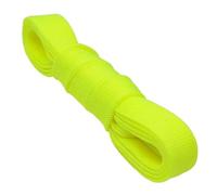 LADFRTYU Shoelaces 2 Pair 15mm Extra Wide Flat Fly Knitted Shoelaces Warm Stretchable Design Halloween Christmas Winter Perfect For Branded Shoes Unisex Athletic Shoelaces(3156 Neon Yellow,60cm)