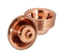LaDicha Tibetan Buddhist Copper Water Sacrificial Bowl, Pack of 7