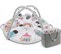 Ladida 2 In 1 Baby Play Mat, Baby Play Gym Converts Into A Bag, Compact Indoor And Outdoor Activity Play Mat