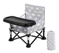 Ladida Baby Foldable Travel Booster Seat Dining Chair Removable Tray & Bag 304