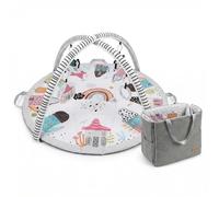 Ladida Baby Play Mat 2 in 1, Baby Play Gym Easily Converts Into A Bag, Transforms Into A Compact Bag, Indoor and Outdoor Playmat Activity Play Gym