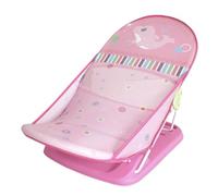 LADIDA Foldable & Adjustable Home & Travel Baby Bath Bather Seat, 3 Colours (Light Pink)