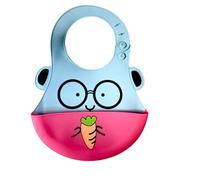 LADIDA Silicone Soft Baby Bibs/Cute Cartoon/Food catcher/BPA Free Food Grade/UK seller
