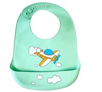 LADIDA Silicone Soft Baby Bibs/Cute Cartoon/Food catcher/BPA Free Food Grade/UK seller