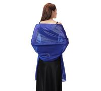 Ladiery Shawl and Wraps for Evening Dresses, Soft Sheer Crepe Shimmer Wedding Formal Shawl Wraps for Women