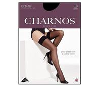 Ladies 1 Pair Charnos 10 Denier Elegance Sheer Hold Ups In 3 Colours - Medium - Natural Tan