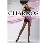 Ladies 1 Pair Charnos 10 Denier Run Resist Tights In 4 Colours - Small - Natural Tan