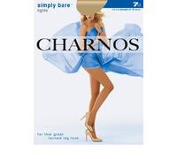 Ladies 1 Pair Charnos 7 Denier Simply Bare Tights In 4 Colours - Medium - Natural Tan