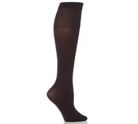 Ladies 1 Pair Trasparenze Jennifer Merino Wool Knee High Socks In 8 Colours - One Size - Purple