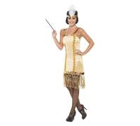 Ladies 1920'S Gold Flapper