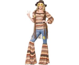 Ladies 1960's 1970's Harmony Hippie / Hippy Fancy Dress Costume / Outfit