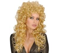 Big Blonde Curly Attractive Wig