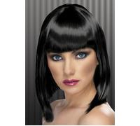 Ladies 20s Black Blunt Bobbed Wig