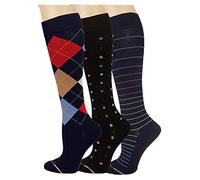 Ladies 3 Pair Pack Compression Socks (Assorted II) by Sox Market