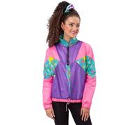Ladies 80s Pastel Windbreaker Jacket