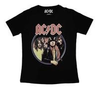 AC/DC T-Shirt – Highway to Hell Circle – Ladies Short Sleeves – Small