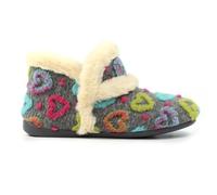 Ladies Angel Grey Boot Slipper 5 Grey