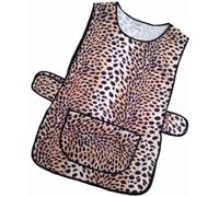 HDUK Top Quality Ladies Animal Print Home/Work Tabard Apron with Large Front Pocket and Side Button Tab Fastening/Available in UK Sizes 8-10 up to 28-30 (UK 24/26 (XXOS))