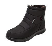Ladies Ankle Boots Round Toe Wedges High Top Shoes Solid Colour Plus Velvet And Thickened Boot Cosy Warm Comfy And Stylish Boots Thermal Wearable Comfy Shoes Classic And Simple Boot