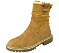Ladies Ankle Boots Womens Winter Fleece Lined Warm Zip Comfy Grip Shoes Size Camel 8
